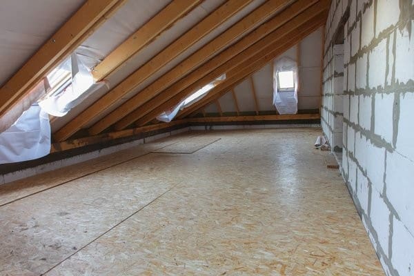 Loft Conversion Bournemouth Loft conversion in progress showing new room space